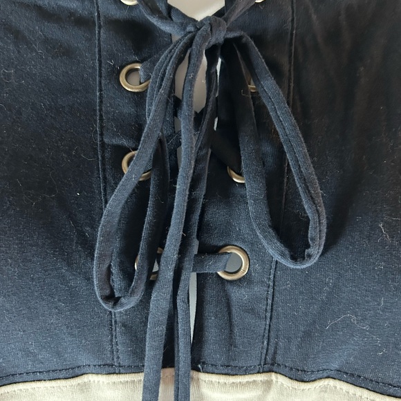 NFL team apparel women’s long sleeve lace upfront patriot - Picture 6 of 11